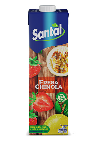 Jugo Santal Sabor Fresa y Chinola 1 Litro (copia)