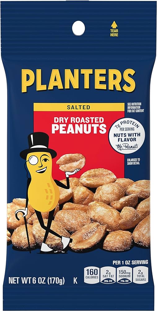 Planters Peanuts 12/6 oz (copia)
