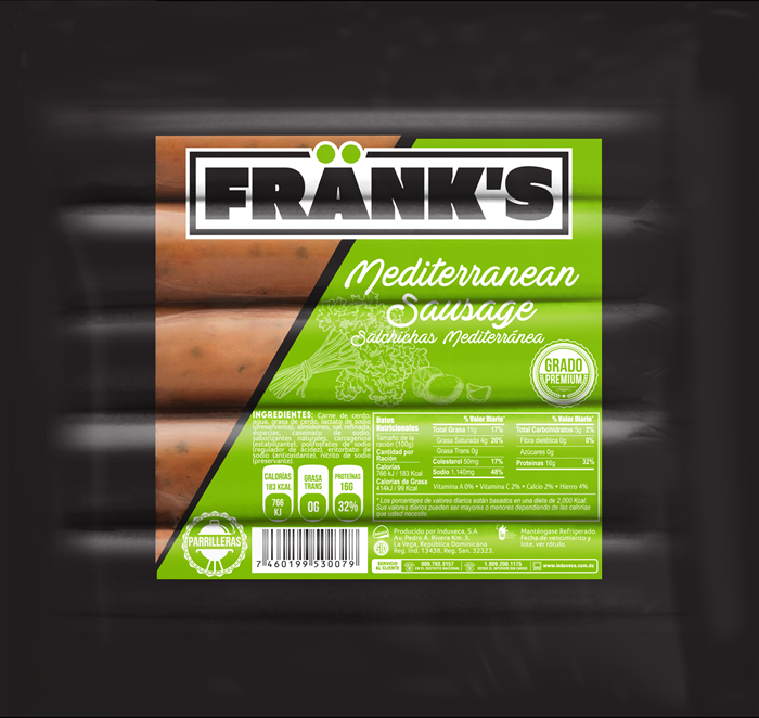 Salchicha Frank's Mediterranea Paq.5 (copia)