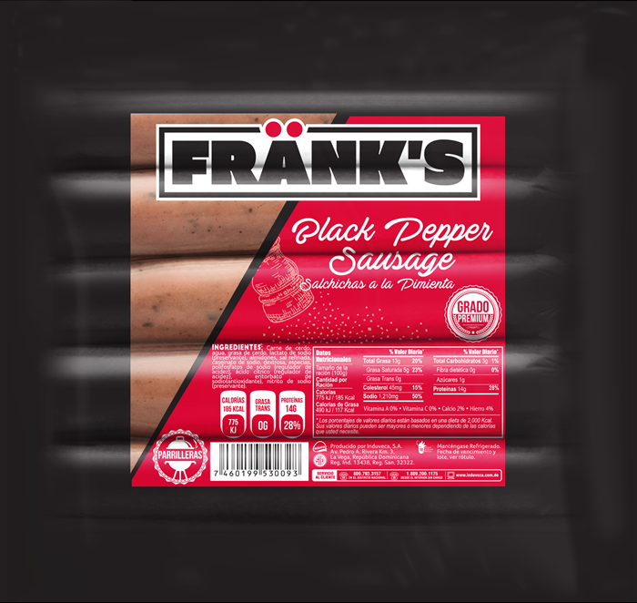 Salchicha Frank's Pimienta Paq.5 (copia)