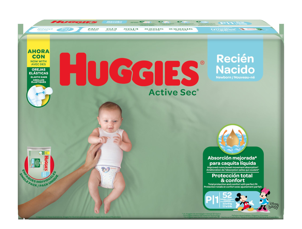 Huggies Active Sec Mega Singlepack Paso 1 Paq. 50 (copia)