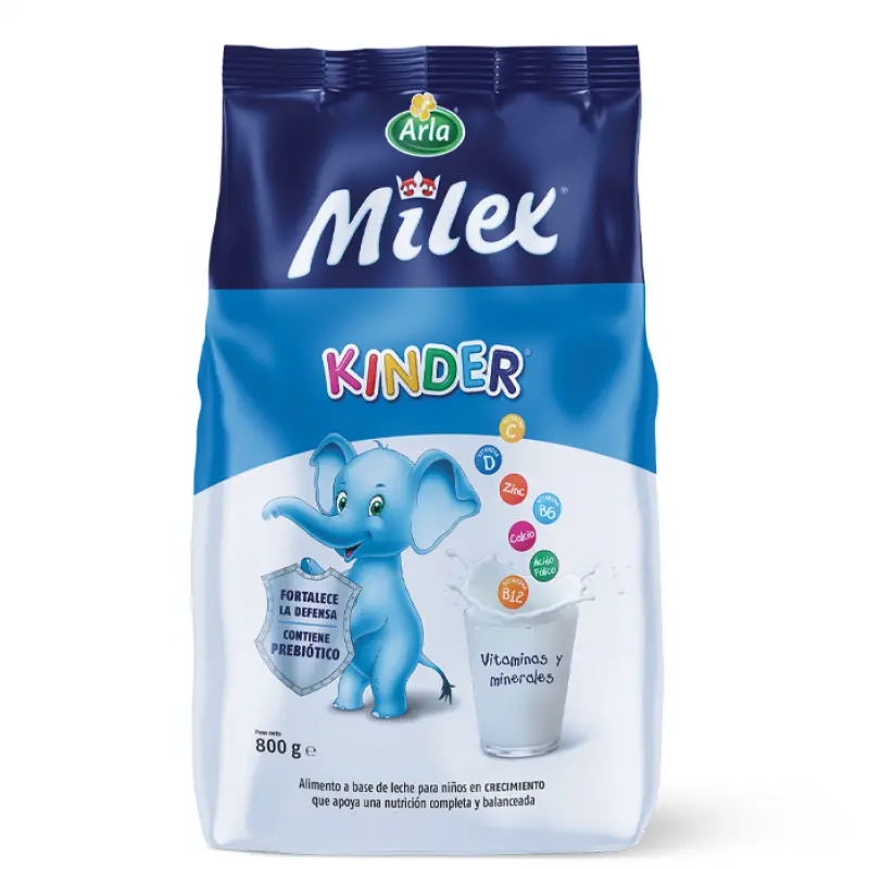 Leche Milex Kinder S/A funda 800g 