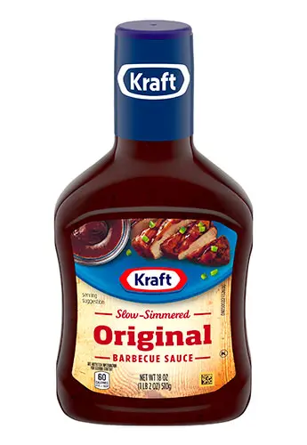 Salsa bbq kraft sauce plain Original 18 oz