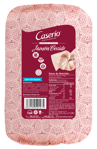 [20046] Jamón Cocido Caserío 2 Libras (copia)