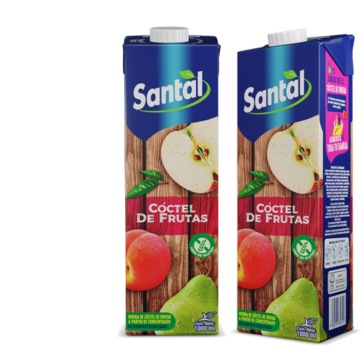 [59016] Jugo Santal Sabor Coctel de Frutas 1 Litro (copia)