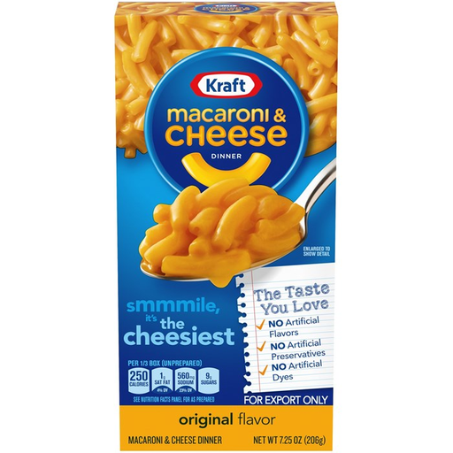 [8311] mac & cheese kraft importado caja 7.25 oz