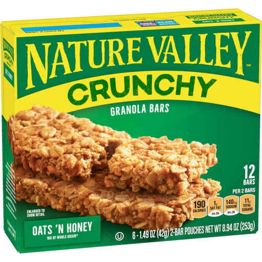 [4179] Nature Valley Oats N Honey  8.9 oz  Caja 6 (copia)