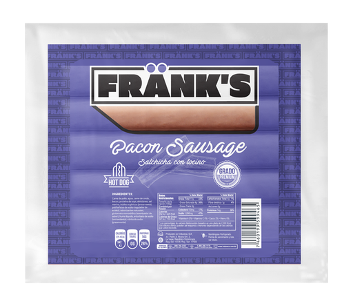 [30048] Salchicha Frank's con Tocino Paq.6 (copia)