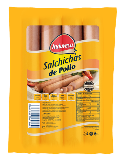 [280] salchicha de pollo induveca paq.8