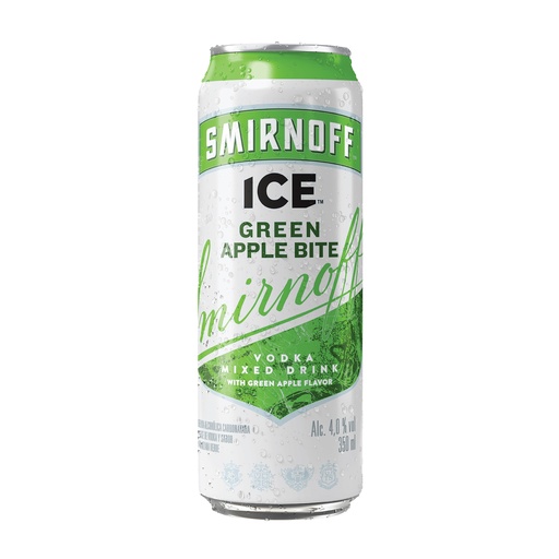 [4190] Smirnoff Ice Green Apple Six Pack 350ml (Lata) (copia)