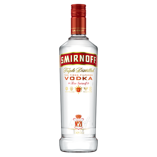 [4192] smirnoff red vodka 75 cl