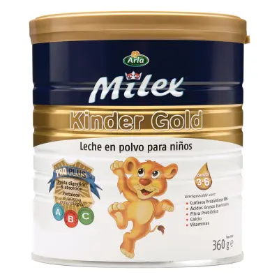 [4265] Leche Milex Kinder Gold s/a Lata 360G 